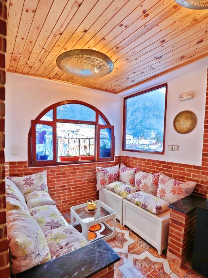 Aymane Rooftop Budget Panoramic Hotel شفشاون المظهر الخارجي الصورة